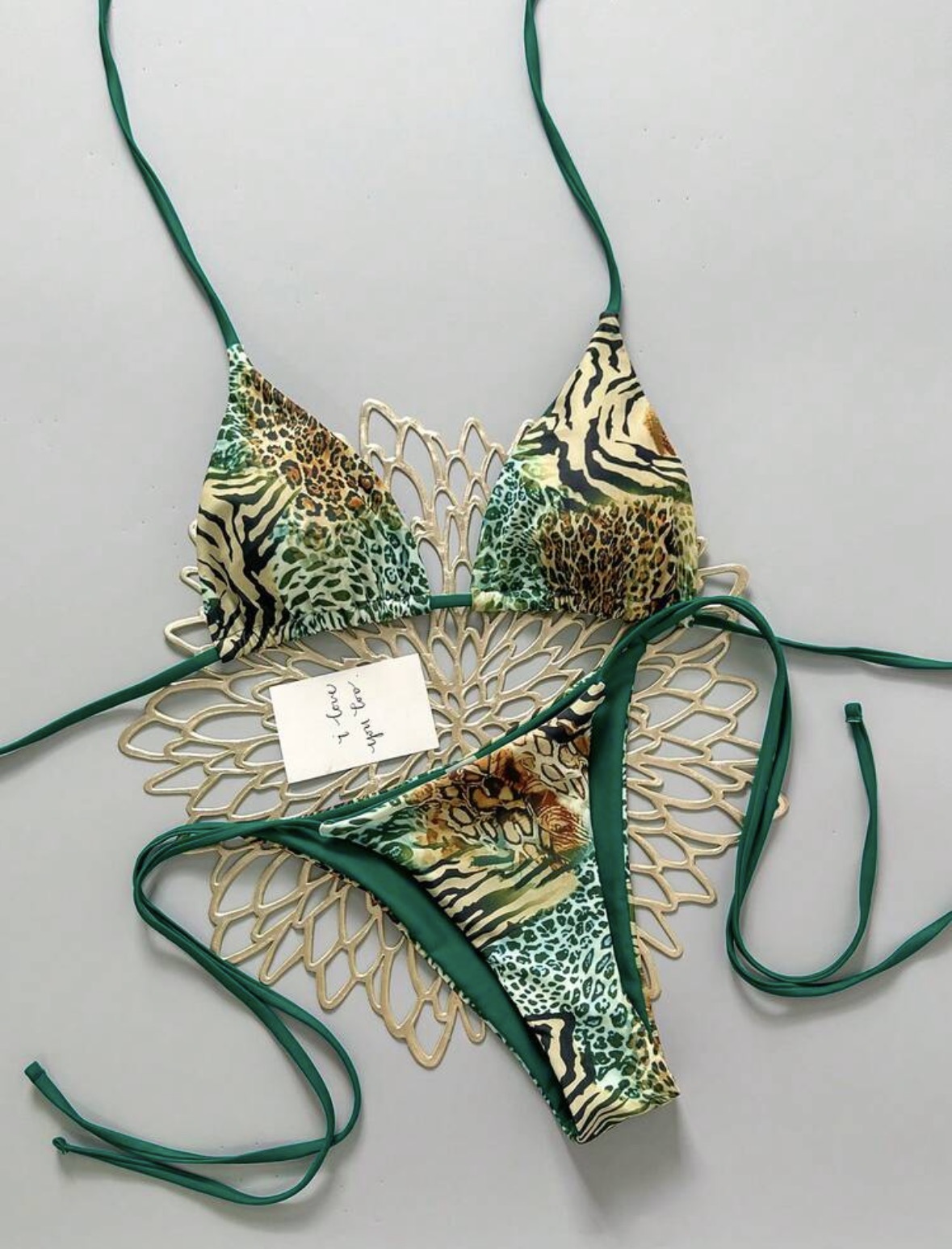Bikini estampado