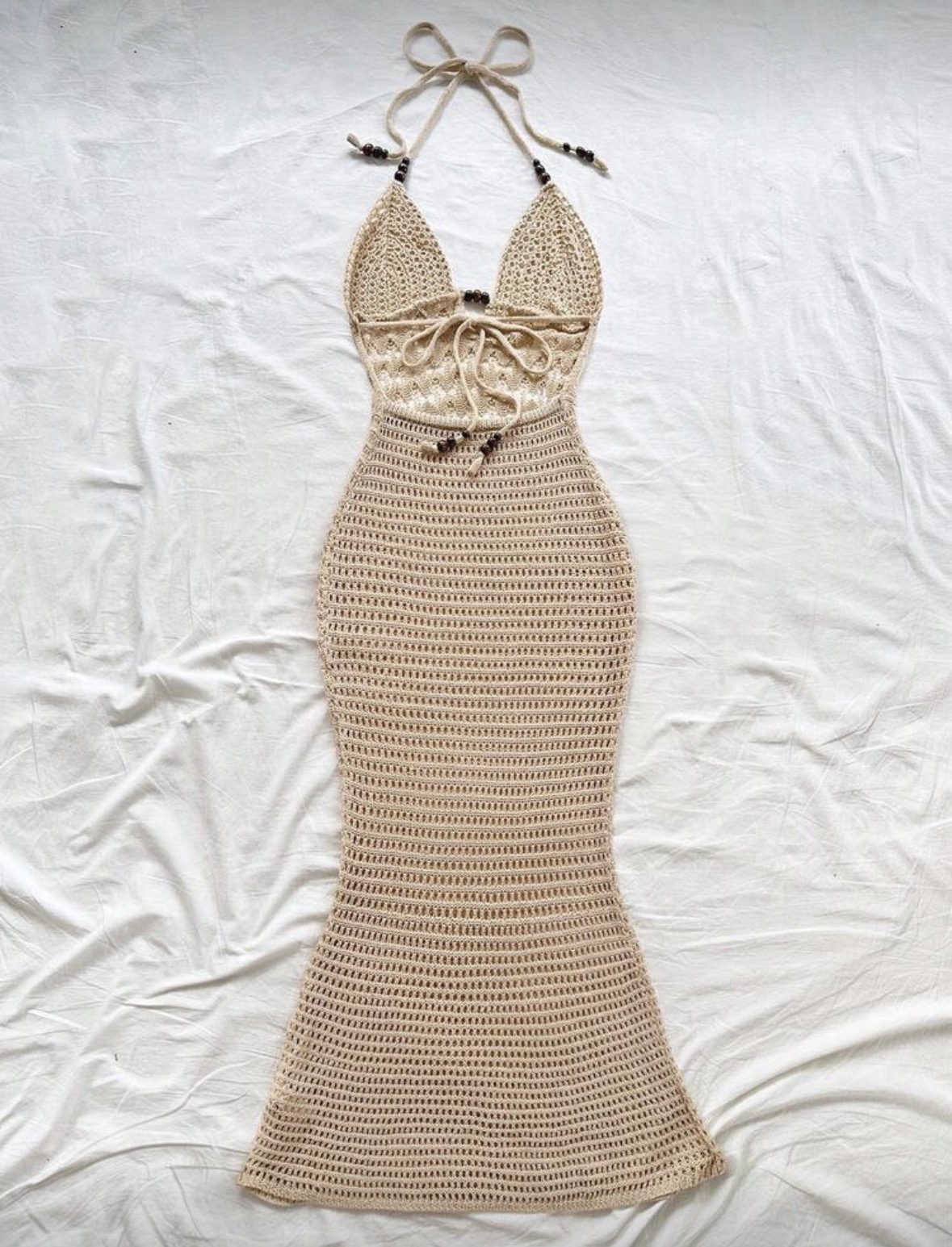 Vestido de hilo largo