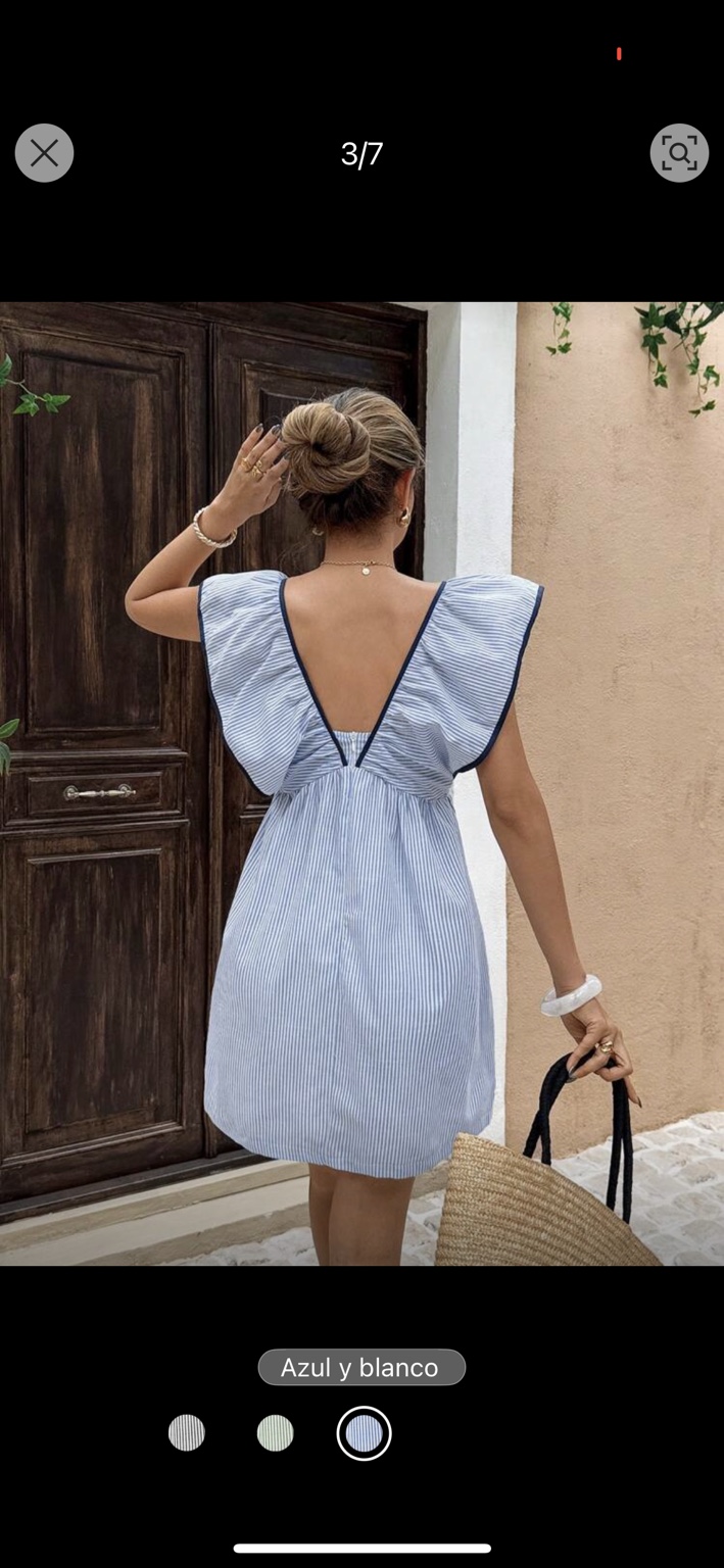 Vestido rayado