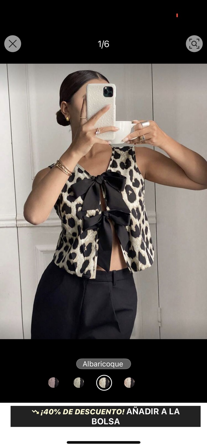 Blusa animal print